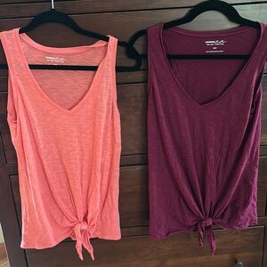 Express one eleven casual slub tops XS